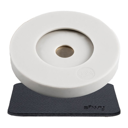 Magnetyczne etui na kieliszki na nóżce jasnoszare 1szt 8,5cm