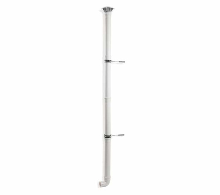 TROBOLO Exhaust pipe set DN 50 for composting toilets - ventilation without electricity