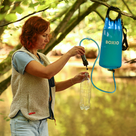 BOXIO WASH UP - set with water filter, towel and low SOLO UP Eurobox
