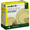 Zestaw naczyń Tête-à-Tête Dolomite 8-elementowy żółty melamina 30cm