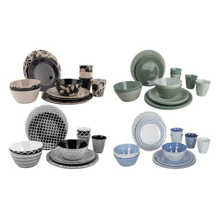 Tableware Series Mix & Match, 16 Pcs., beige/black
