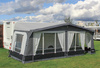 CAMPTECH Topas Air 17 inflatable travel awning - circumference 1050-1075 cm, Camptex All Season, 6 windows, pump included