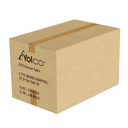 Yolco taboret ze schowkiem ST2 27,6 l, do 200 kg, zielony