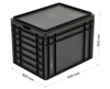 TROBOLO BilaBox Toaleta separacyjna w formacie Eurobox 2,9 kg - van, kamper i biwak