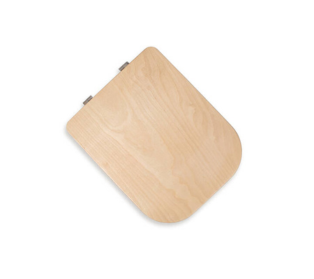 TROBOLO separator moczu szary z drewnianą deską sedesową - wkład do toalety kompostującej DIY