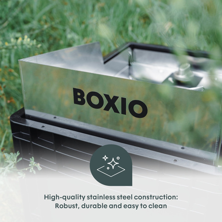 BOXIO COOK - kuchenka gazowa ze stali nierdzewnej w Euroboxie 40 x 30 x 28 cm