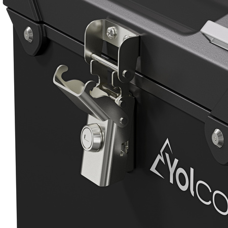 Yolco kompresorowa lodówka motocyklowa topcase MCX17 17 l, czarna