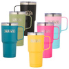 Stainless Steel Mug with Handle, 600 ml, teal