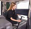 Podpory do modułu łóżkowego VW T7 Multivan, nogi drewniane, płyty podporowe