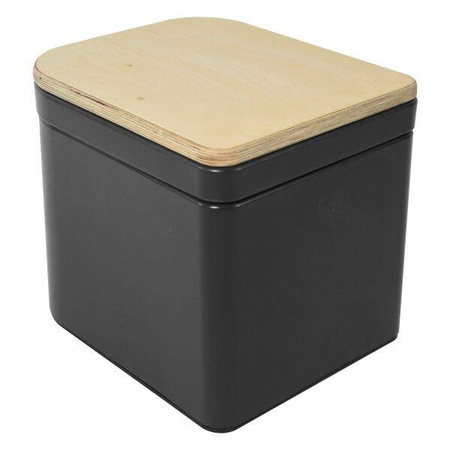Trelino Origin M composting separation toilet anthracite with wooden lid, 5 l / 6.5 l, no water or chemicals