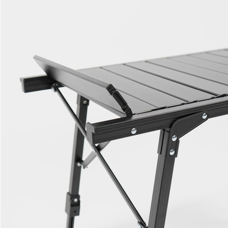 BOXIO TABLE - aluminiowy stół kempingowy na 3 Euroboxy z regulacją nóg 40-62 cm