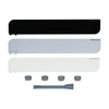 Base Plate with Magnet MagSpike Set L+ with Integrated Hooks, white