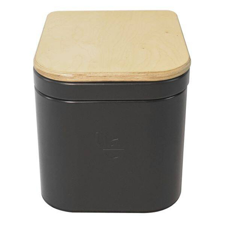 Trelino Origin M composting separation toilet anthracite with wooden lid, 5 l / 6.5 l, no water or chemicals