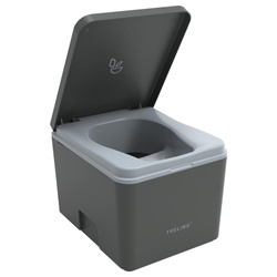 Trelino Evo S composting separation toilet anthracite, 4.5 l / 6.5 l, soft-close, no water or chemicals