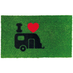 Wycieraczka Green Flock zielona guma 60x40cm karawana