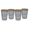 Drinking Cup Halo, 4 Pcs., grey