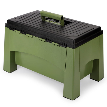 Yolco taboret ze schowkiem ST2 27,6 l, do 200 kg, zielony