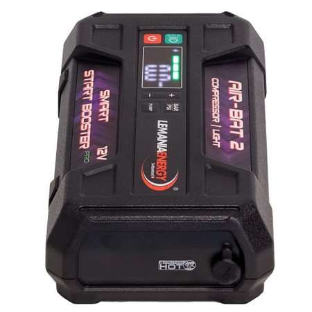 Jump Starter 12V Kompresor Powerbank LED wielofunkcyjny