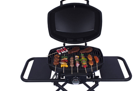 Grill elektryczny przenośny z termometrem 2000W