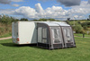 Przedsionek dmuchany częściowy CAMPTECH Opal Air 260 do kampera i przyczepy z podnoszonym dachem - szer. 260 cm, wys. montażu 265-280 cm, Camptex All Season, 25,5 kg