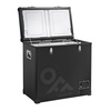 Indel B STEEL 124L travel fridge/freezer - 12V/24V