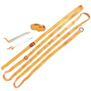 Pasy sztormowe CAMPTECH do przedsionka - pomarańczowe, poliester, 5 x 250 cm, 1,2 kg