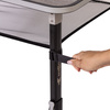 Brunner Camping Table ELU' NG Gray, Adjustable Height, Load Capacity 50 kg