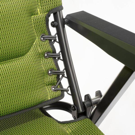Krzesło kempingowe HighQ Comfortable Greenline marki FF Kollektion, jasnozielone