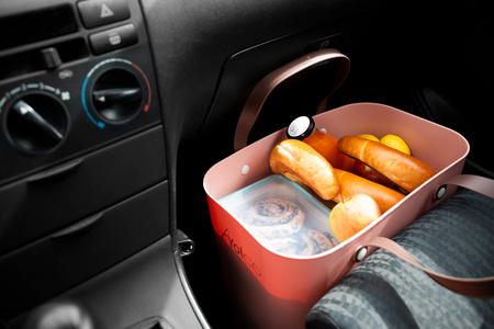 Yolco torba Multibag Albula 25 l z tworzywa z recyklingu, różowa