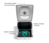 TROBOLO WandaGO Lite portable separating toilet 3.6 kg - camper, van, no water or chemicals