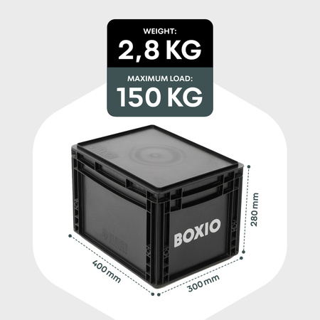 BOXIO TOILET PLUS - toaleta separacyjna Eurobox z zestawem startowym