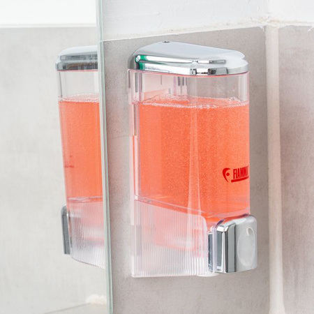 Dozownik mydła Fiamma 200ml na ścianę kampera, łodzi, przyczepy