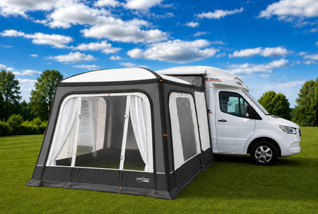 Wolnostojący przedsionek dmuchany CAMPTECH Rubin Air - 300 x 215 x 300 cm, do busa, kampera i przyczepy z podnoszonym dachem, 28,3 kg