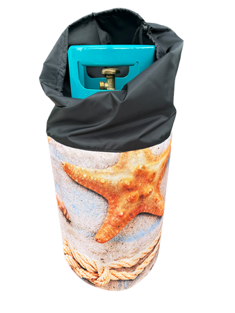 Cover for a 11kg SHELLS gas cylinder GalloNero