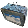 CAMPTECH awning carpet size 20 - 748 x 250 cm, breathable, blue and grey, 18.7 kg