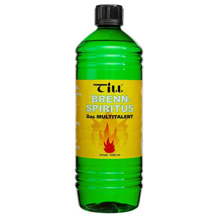 Till Denaturat alkohol metylowy 1000 ml - paliwo do kuchenek i lamp spirytusowych, czyszczenie