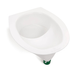 TROBOLO urine diverter white - insert for DIY composting toilet