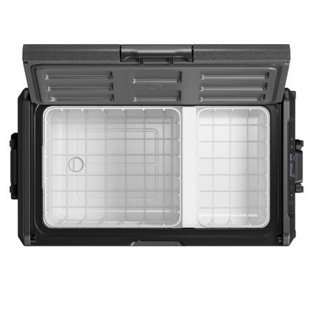 Yolco przenośna lodówka kompresorowa TCX60 60 l, dwustrefowa, Space Grey