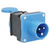 Adapter Plug CEE Plug – Standard France, black/blue