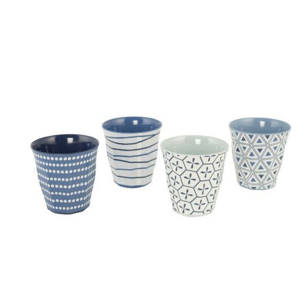Tableware Series Mix & Match, 16 Pcs., blue/white