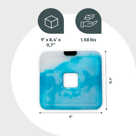 BOXIO COOL PACK - ice pack for the BOXIO COOL cool box, 22.8 x 21.5 x 2 cm