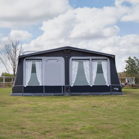 Przedsionek dmuchany sezonowy CAMPTECH Diamant Air 11 - obwód 900-925 cm, Camptex All Season, 4 okna