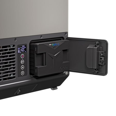 Yolco kompresorowa lodówka motocyklowa topcase MCX17 17 l, srebrna