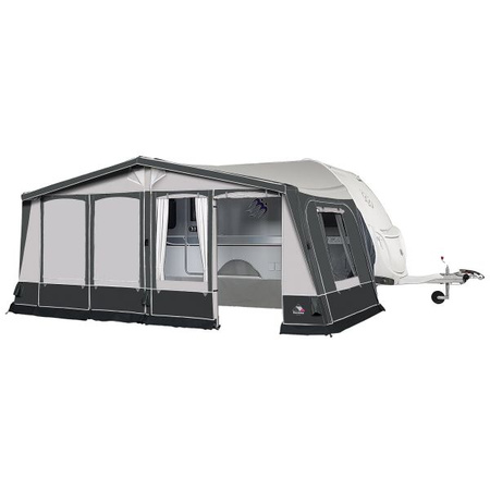 Dorema Horizon Air De Luxe 1050 cm przedsionek powietrzny do przyczepy - dach All Season, głębokość 240 cm, antracyt