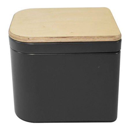 Trelino Origin M composting separation toilet anthracite with wooden lid, 5 l / 6.5 l, no water or chemicals