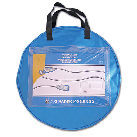 Fabric bag for CEE cables with handles