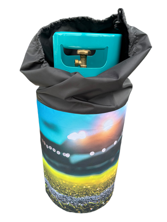 Cover for a 11kg SOCCER gas cylinder GalloNero