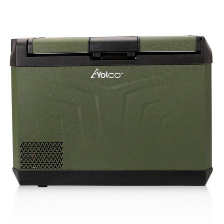 Turystyczna lodówka Yolco GCX47 z kompresorem 47l Bluetooth Zielona