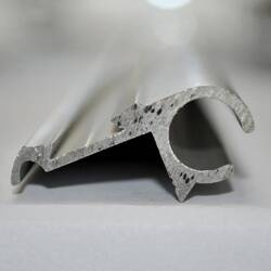 Hüttenbrauck Formowanie krawędzi Aluminium 5m Srebrne